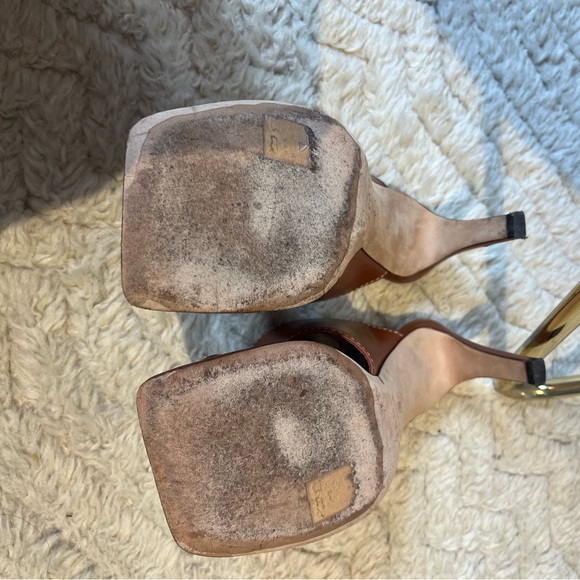 Staud Luna Square Toe Heel Sandal - Picture 2 of 6